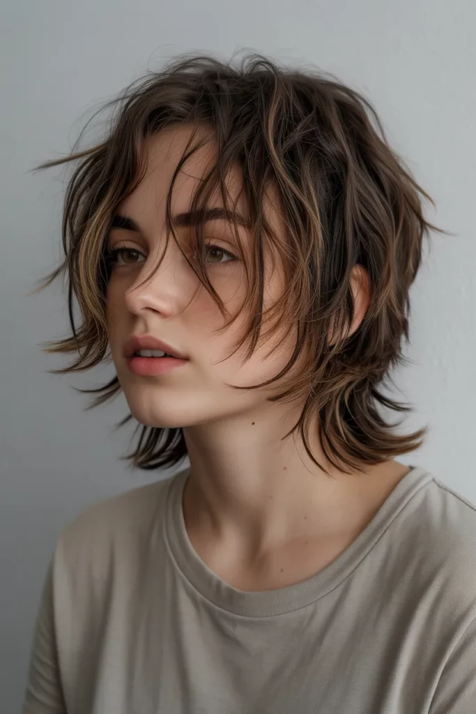 Choppy Ear-Length Shag