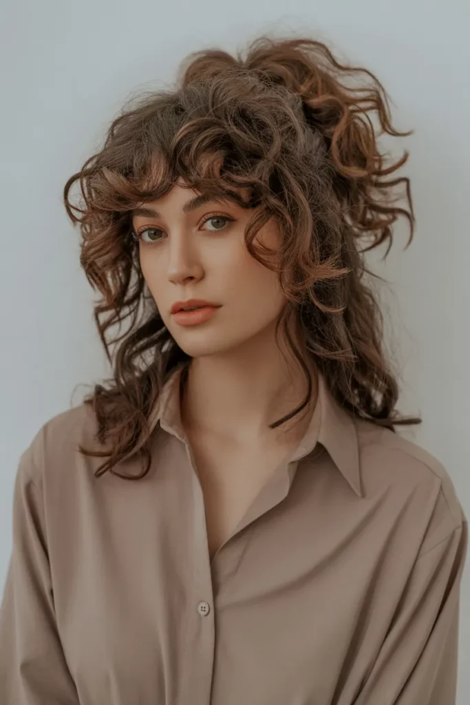 Fluffy Messy Ponytail with Natural Bounce