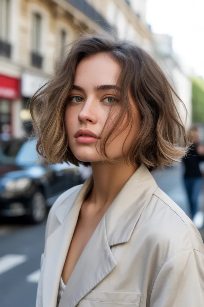 French-Inspired Tousled Bob