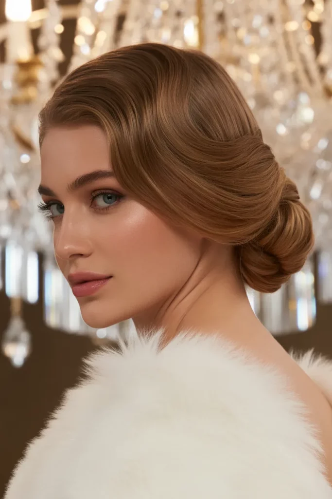 Glamorous Old Hollywood Updo