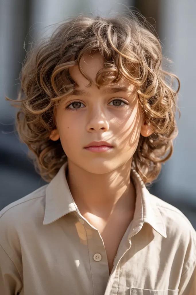 Medium-Length Curly Shag