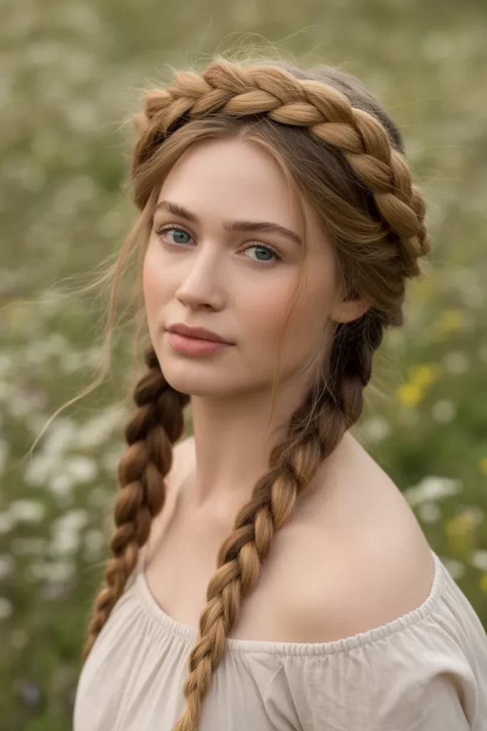 Romantic Milkmaid Braids