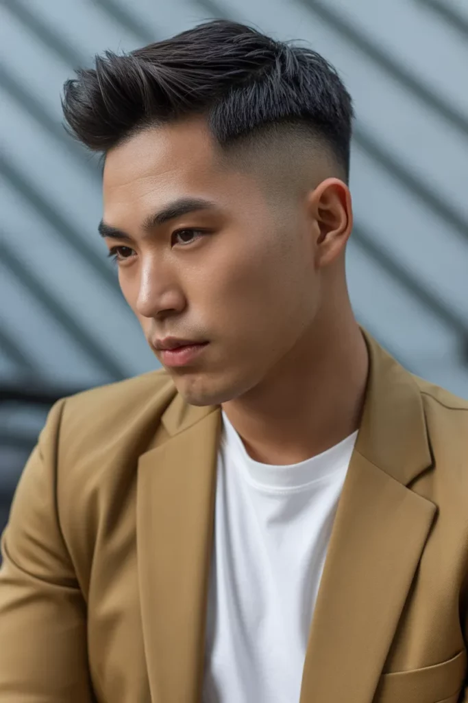 Short Pompadour Fade