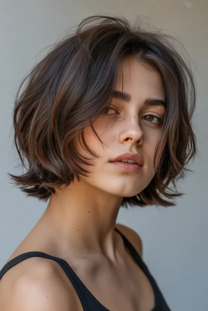 Short Razor-Cut Shag