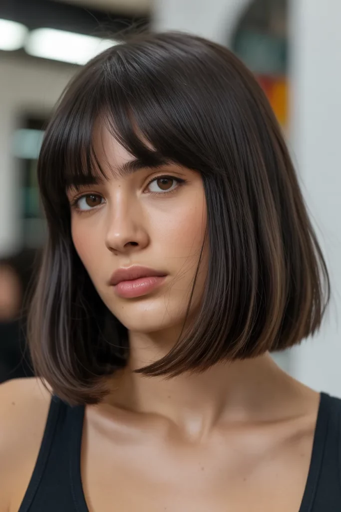 Sleek Straight Wolf Cut