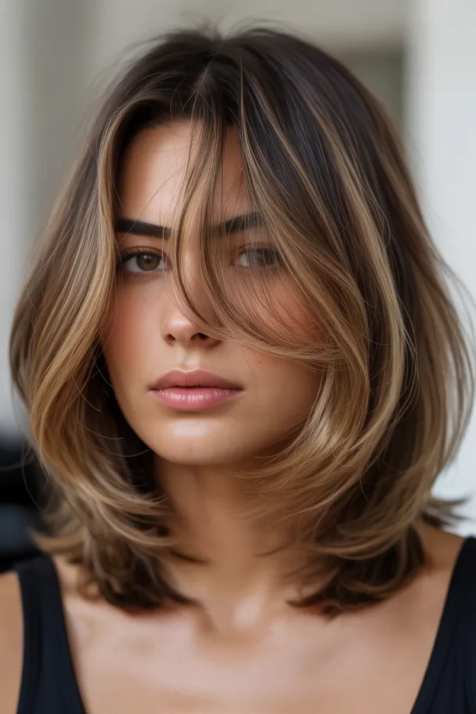 Soft Kitty Cut with Subtle Highlights