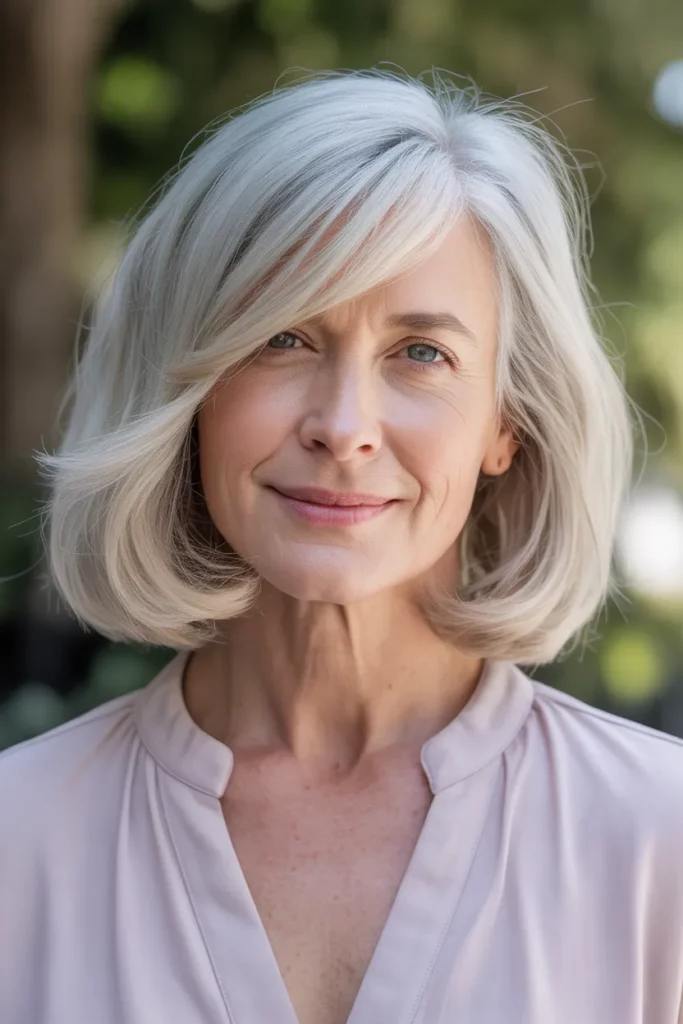 Soft Side-Swept Bangs