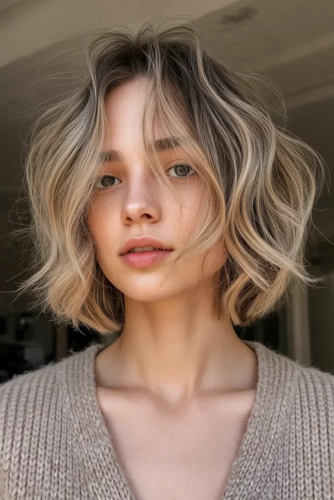 Softly Feathered Shag Bob