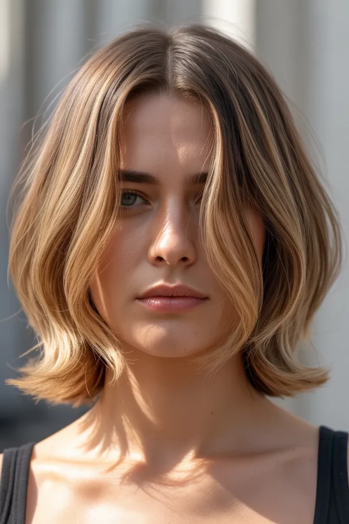 Softly Layered Kitty Cut with Feathered Ends