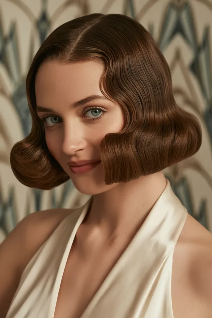 The 1930s Marcel Wave Bob