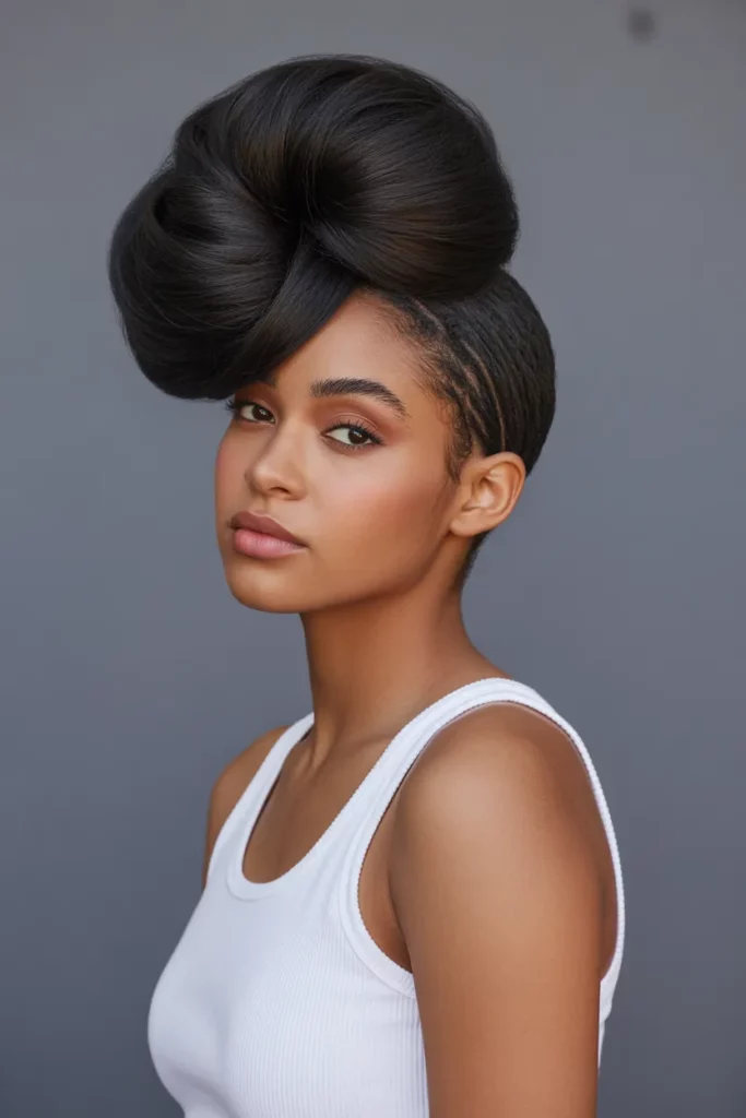 The Asymmetrical Knot Updo