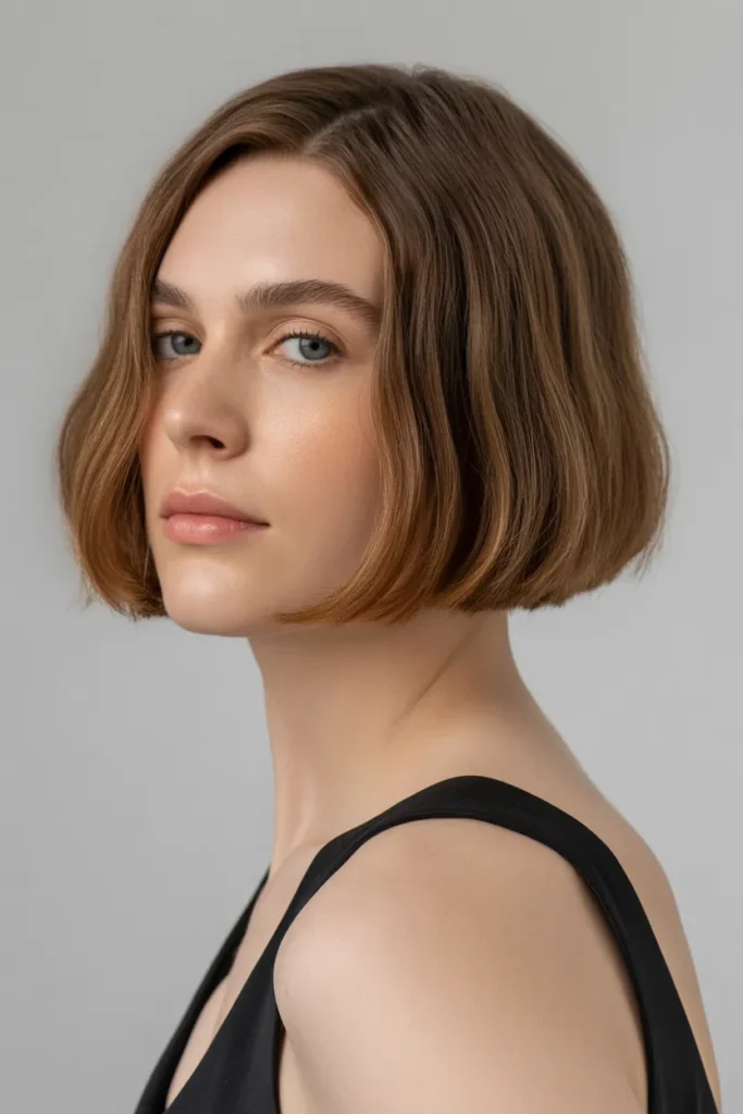The Bob with a Softly Tapered Neckline