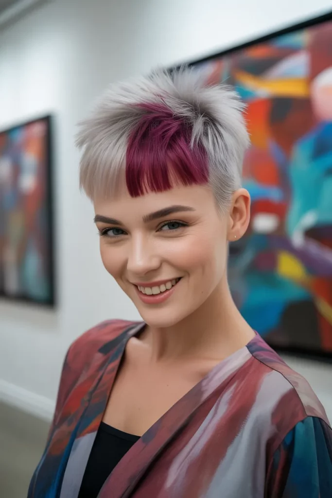 The Bold and Short Colored Streak