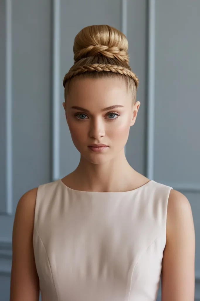 The Braided Ballerina Bun