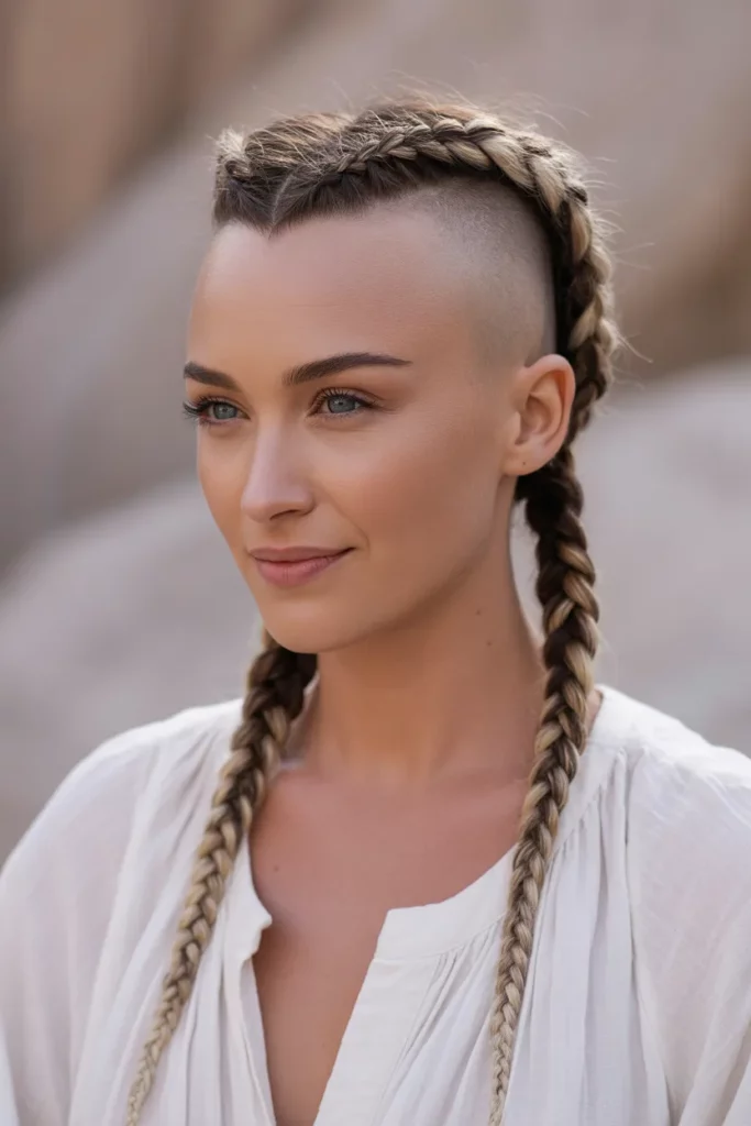 The Braided Crown Mohawk