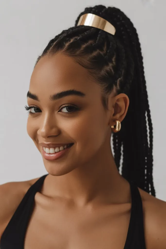 The Braided Ponytail with a Cuff
