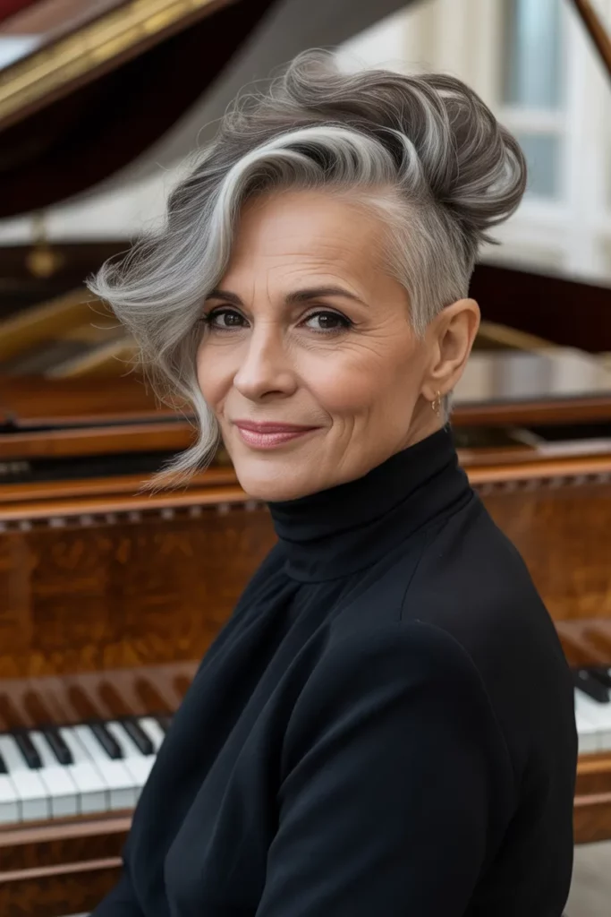 The Chic Asymmetric Faux Hawk