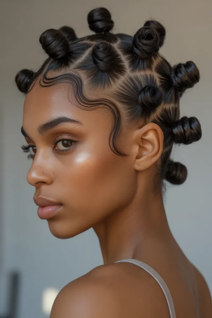 The Chic Coiled Bantu Knots