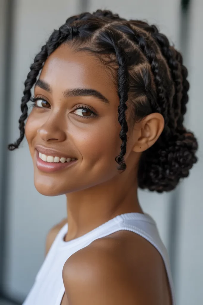 The Chic Flat Twist Crown