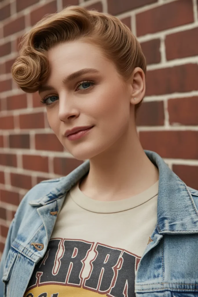 The Classic Curly Quiff