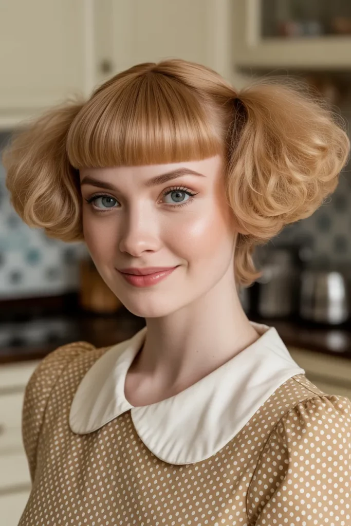 The Classic Poodle Cut with Straight Bangs