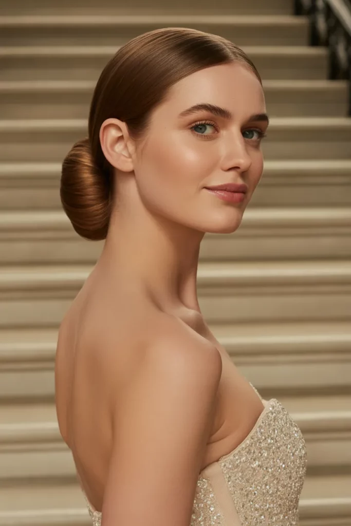 The Classic Sleek Low Bun