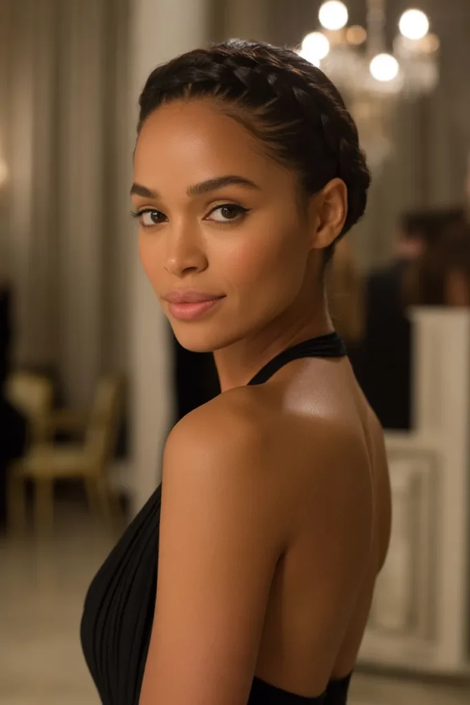 The Crown Braid Updo