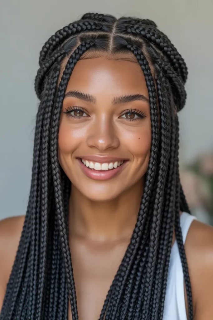 The Crown of Box Braids