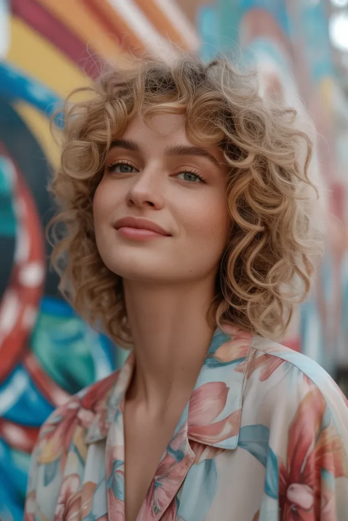 The Curly Voluminous Wolf Cut