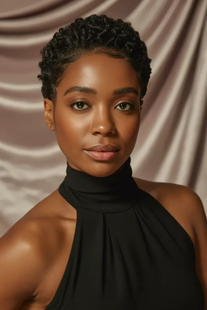 The Defined Coily Taper