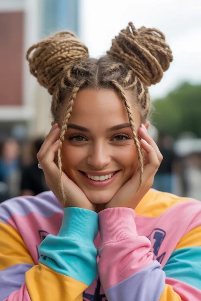 The Double Bun Space Buns