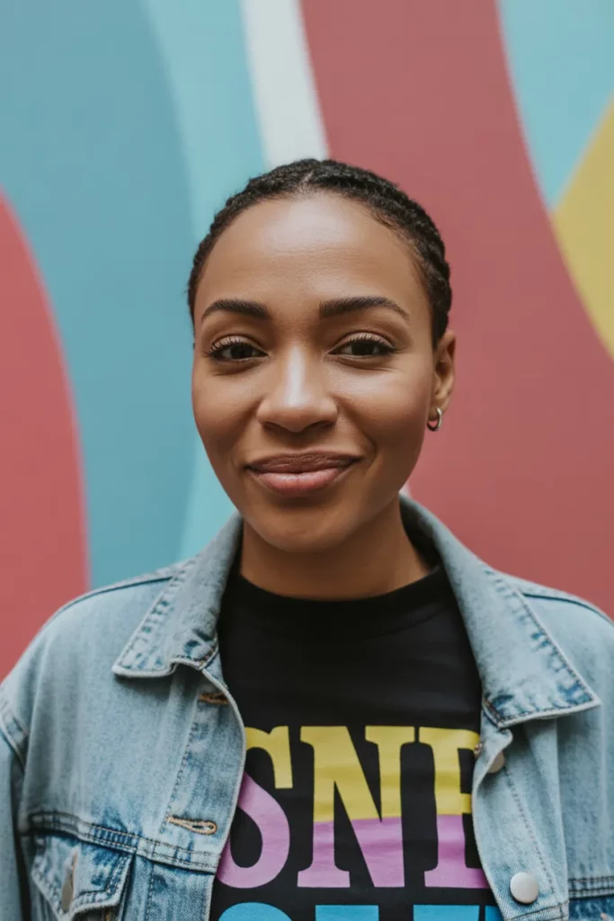 The Easy Peek-A-Boo Color Braids