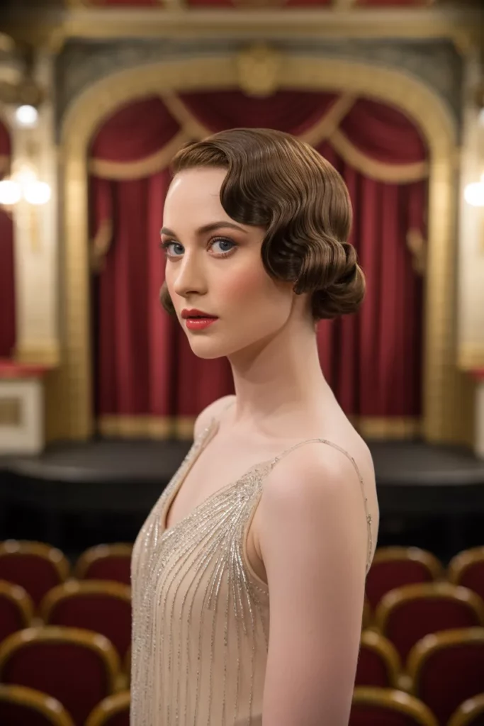 The Elegant Finger Wave Updo