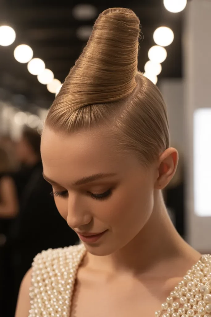 The Elegant French Twist Mohawk