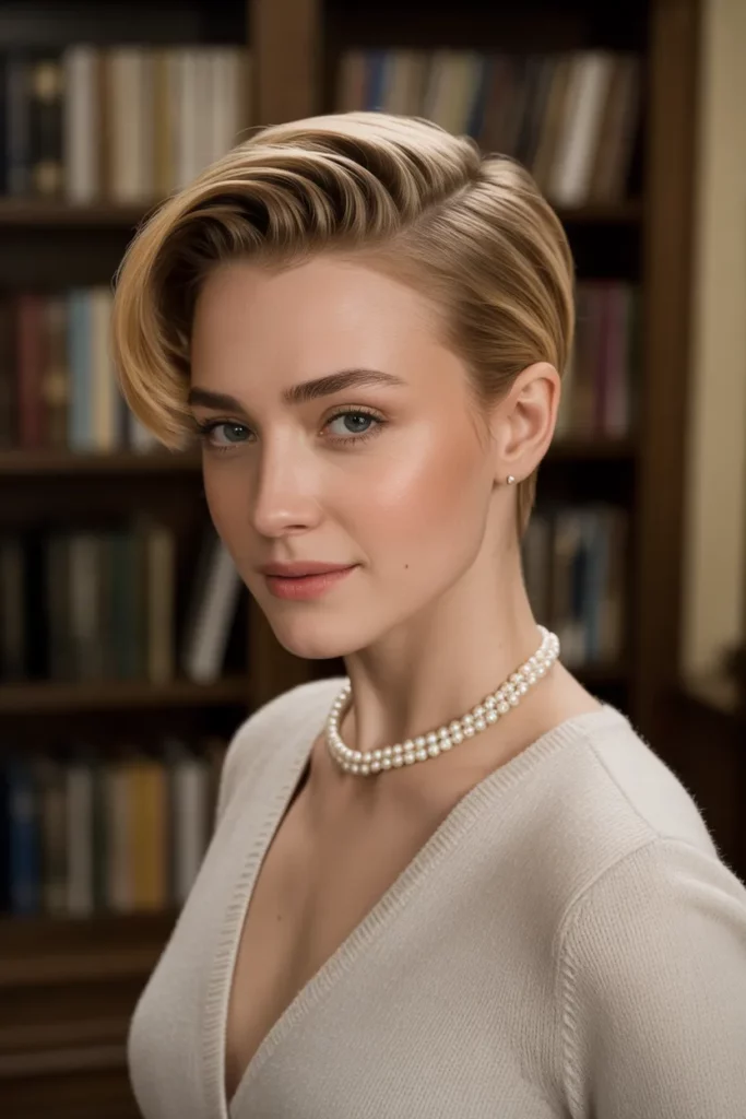 The Elegant Swept-Back Mohawk