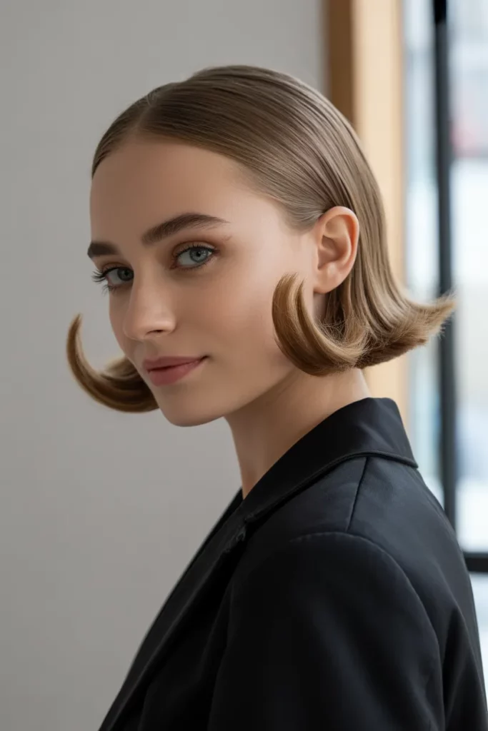 The Flipped-Under Ponytail