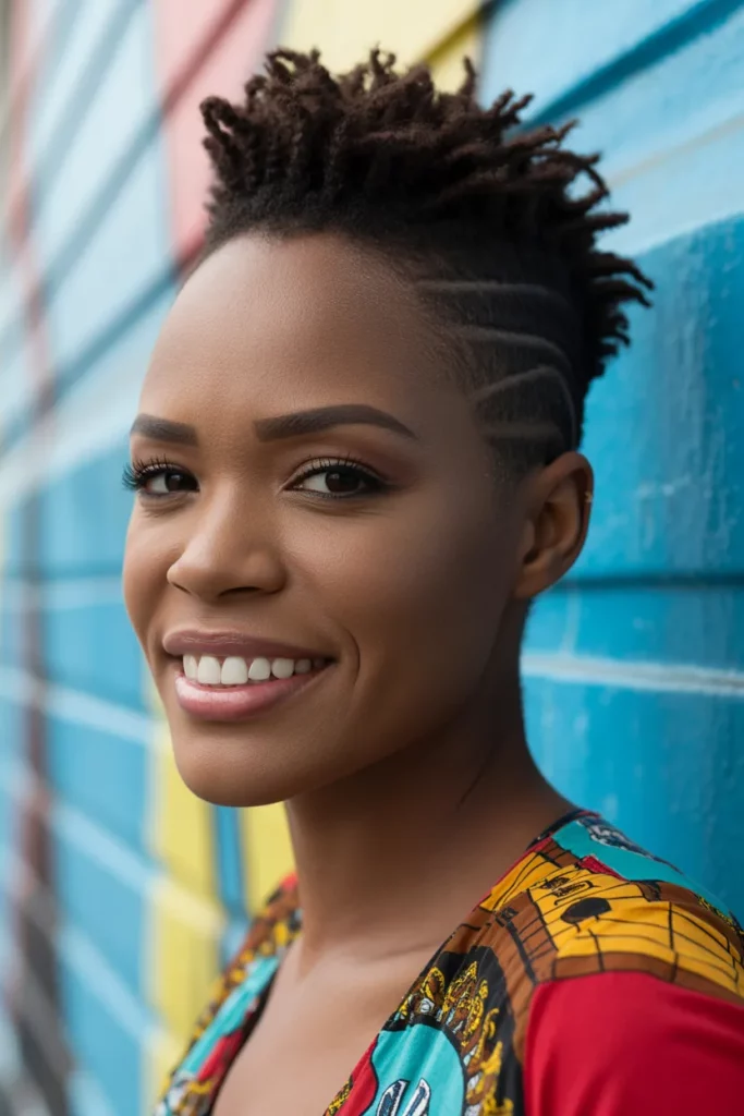 The Frohawk with Tapered Sides