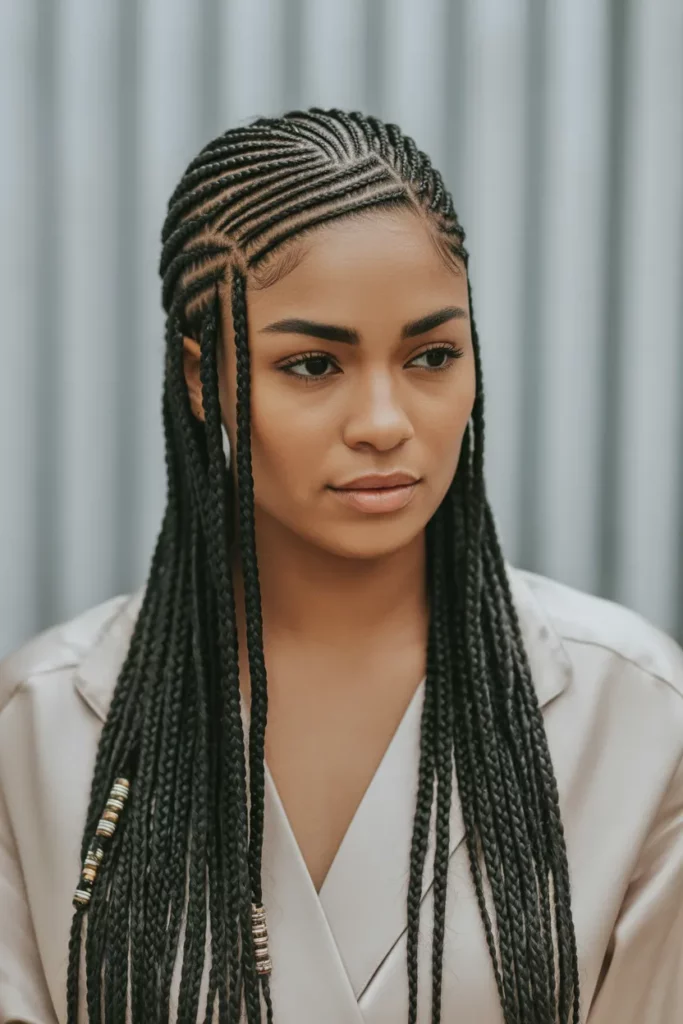 The Fulani Braids with Beads