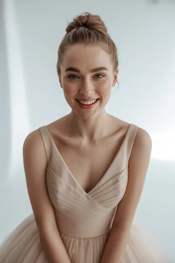 The High Messy Bun with Volume Tease