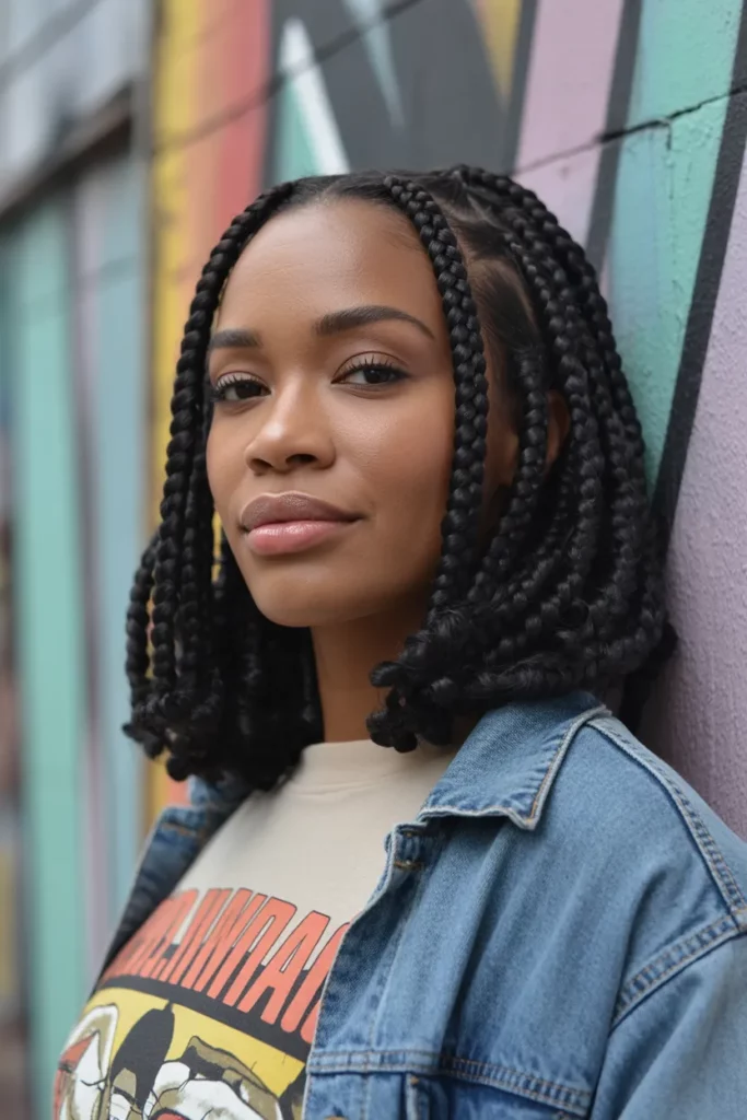 The Jumbo Box Braid Shag