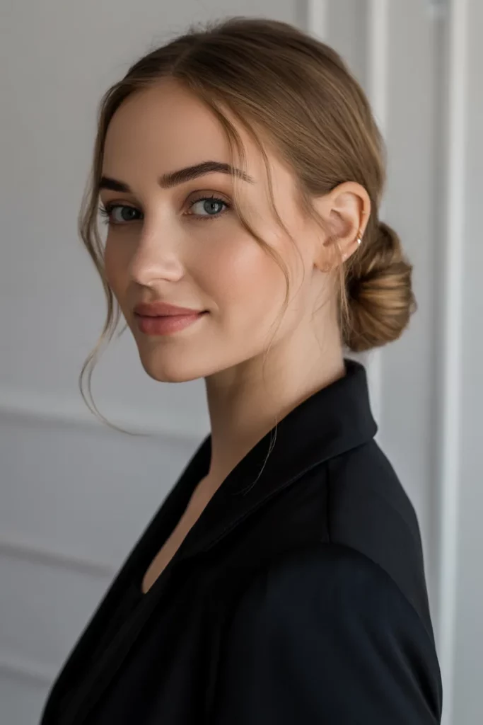 The Knotted Low Bun