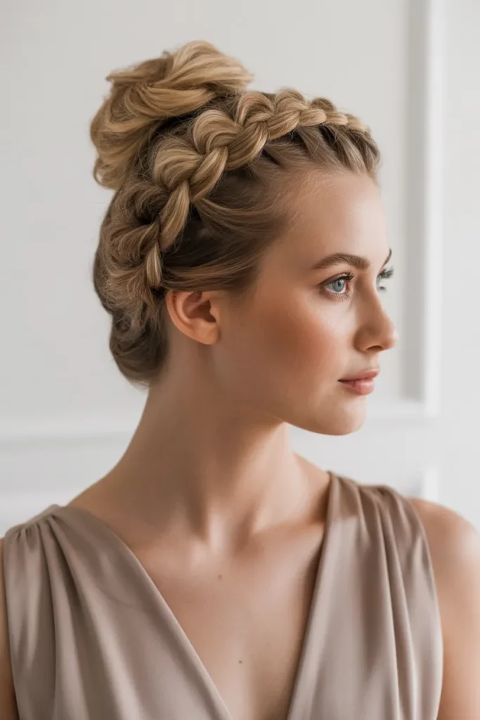 The Knotted Rope Braid Updo