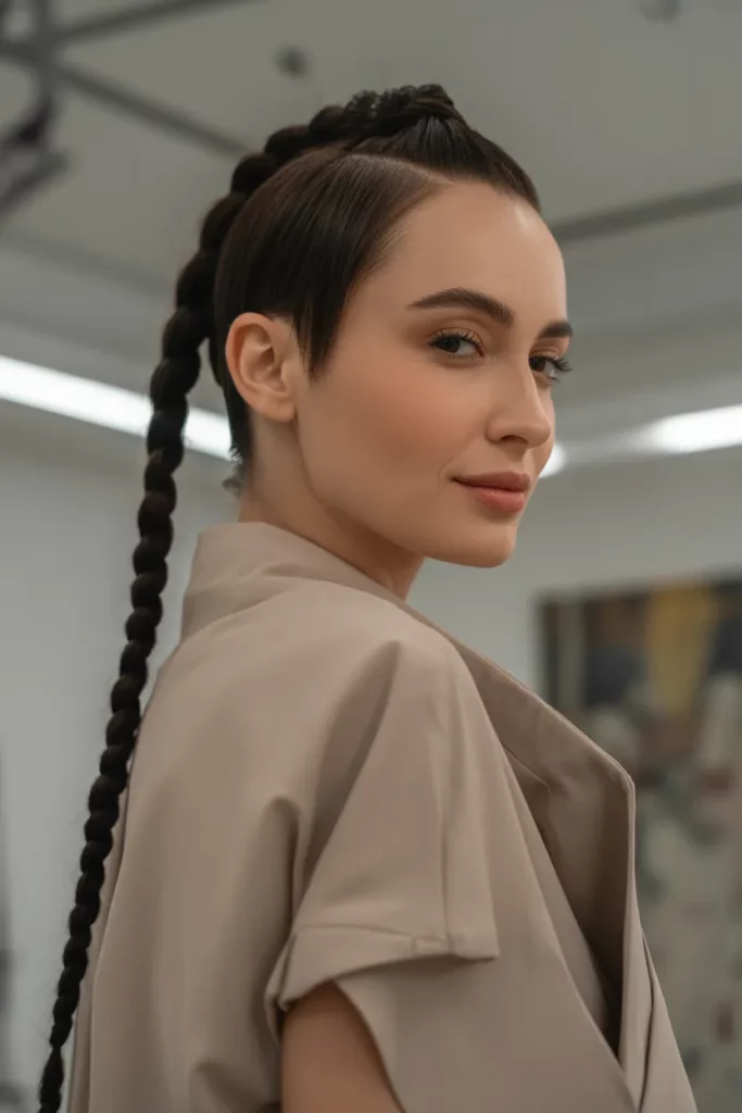 The Knotted Rope Mohawk Updo