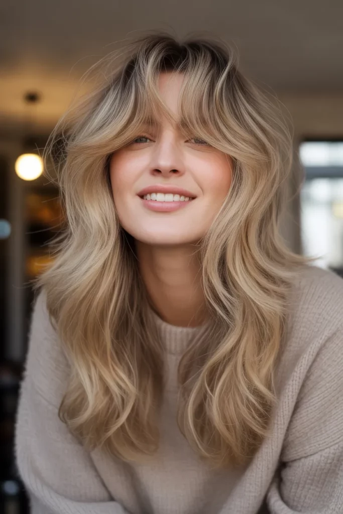 The Long Shag with Wispy Bangs