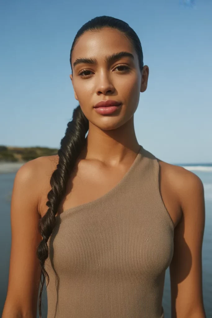 The Low Twisted Ponytail