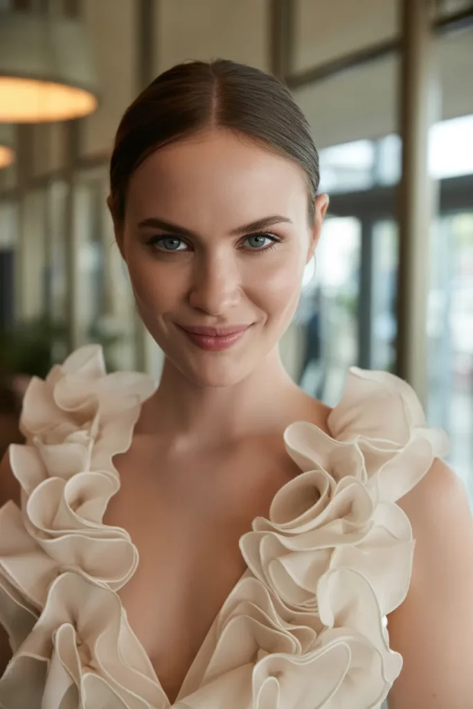 The Messy Bubble Bun with Pearl Pins