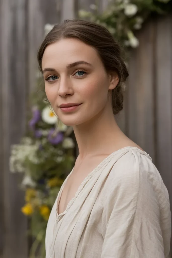 The Messy Bun with a Braided Headband