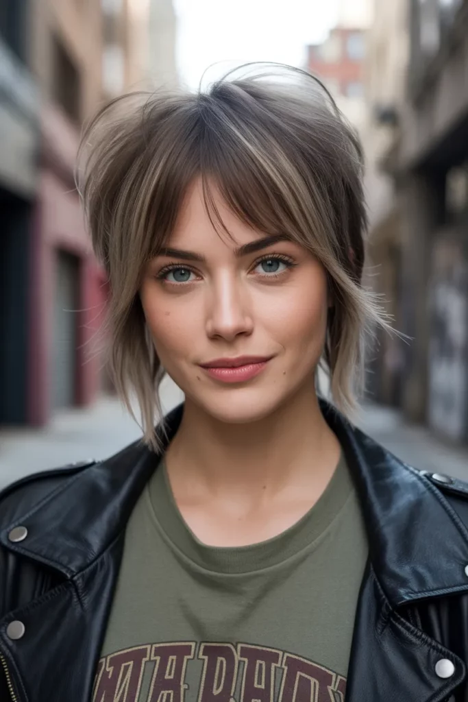 The Shaggy Mullet with Wispy Fringe