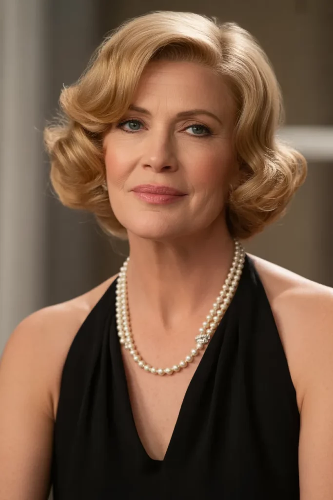 The Side-Parted Bob with Waves