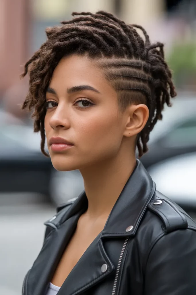 The Side-Parted Pompadour